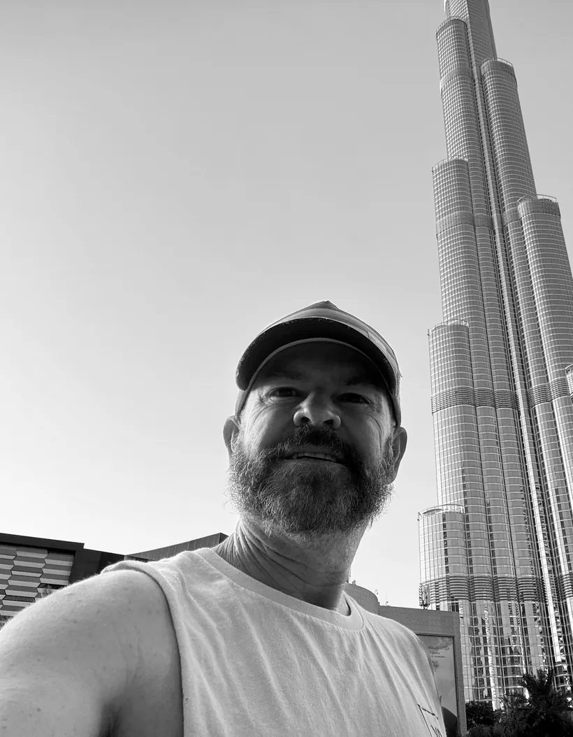 Andy Carey in Dubai